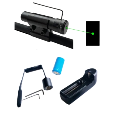 LANTERNA TATICA LASER VERDE ACESSORIO