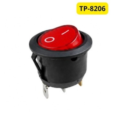 BOTAO PULSADOR CHAVE GANGORA 2 POSICOES ILUMINADA