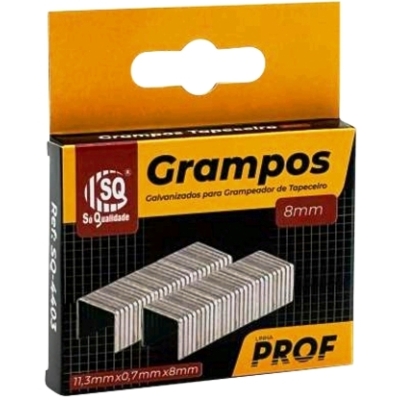 GRAMPO TAPECEIRO 08MM - EMB C/1000 SQ