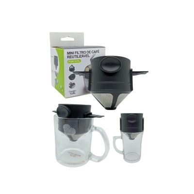 FILTRO COADOR DE CAFE MINI REUTILIZAVEL
