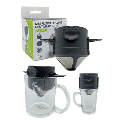 FILTRO COADOR DE CAFE MINI REUTILIZAVEL