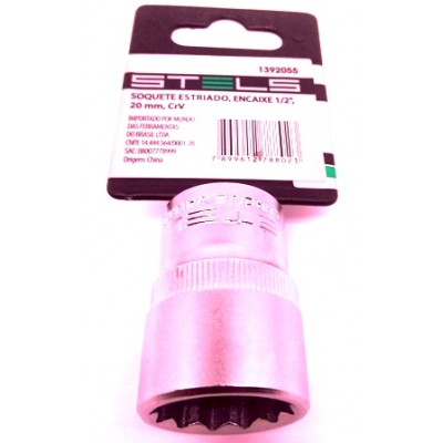 SOQUETE ESTRIADO 17MM STELS CRV ENC 1/2