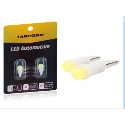 LAMPADA LED PINGUINHO T5-COB AMARELA PAR