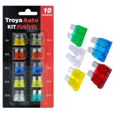 FUSIVEIS 10PCS LAMINA GDE.