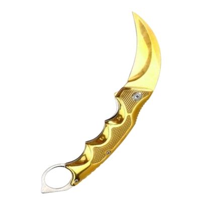 CANIVETE KARAMBIT DOURADO