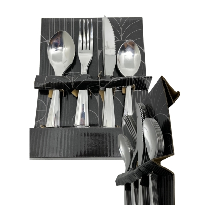 FAQUEIRO EM INOX LINHA ASHORIA COM 24PCS