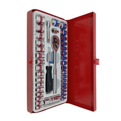 JOGO SOQUETES + FERRAMENTAS CRV 40 PEÇAS