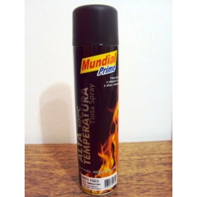 TINTA SPRAY ALTA TEMPER 400ML PRETO FOSCO