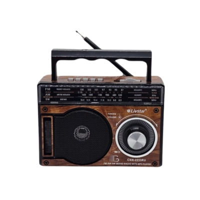 RADIO RETRO RECARREG AM/FM AUX-USB BLUETOOTH