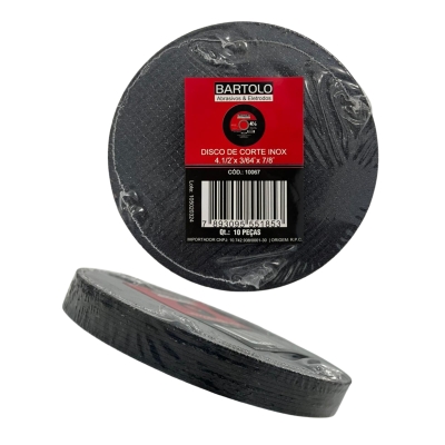 DISCO DE CORTE AÇO/INOX 115X1,00X22,2MM BARTOLO