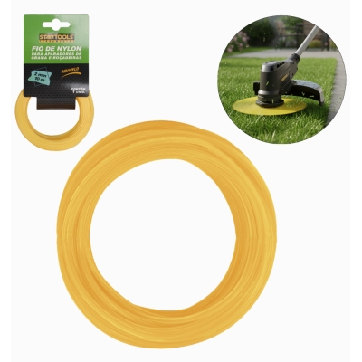 FIO DE NYLON 2,00MM C/ 10M P/ROCADEIRA