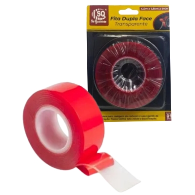 FITA DUPLA FACE 4,5M X 1,8CM X 1MM