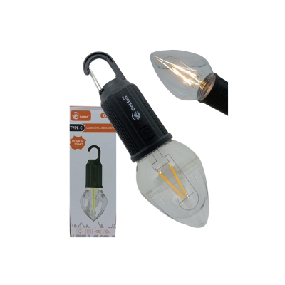 LUMINARIA RECARREGAVEL 3 ESTAGIOS DE LUMINOSIDADE