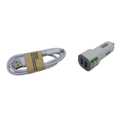 CARREGADOR CELULAR VEICULAR TURBO 15A 2 USB