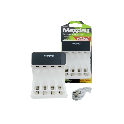 CARREGADOR P/PILHA AA/AAA/9V VISOR INDICADOR CARREGAMENTO