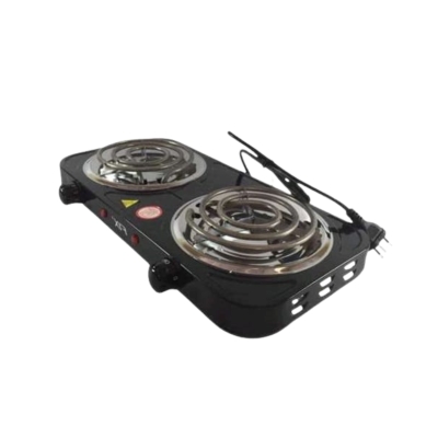 FOGAREIRO ELETRICO 2 BOCAS 2000W 110V PRETO
