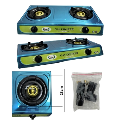 FOGAO A GAS GLP PORTATIL 2 BOCA IDEA ACENDIMENTO AUTOMATICO