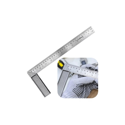 ESQUADRO DE ACO 30CM CB DE ALUM. IDEA