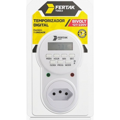 TEMPORIZADOR DIGITAL BIVOLT 60HZ FERTAK