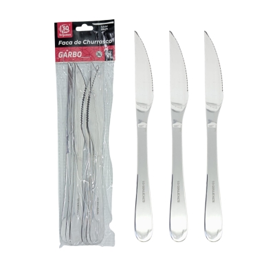 FACA DE MESA 21CM C/6 UN LINHA GARBO