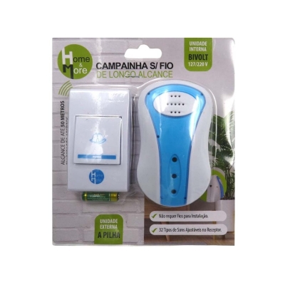 CAMPAINHA SEM FIO 32 MELODIAS HM