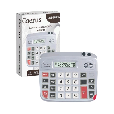 CALCULADORA ELETRONICA 08 DIGITOS CAERUS