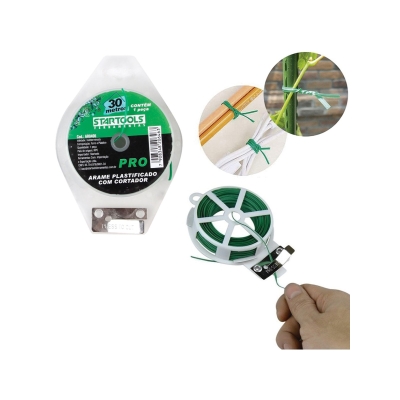 ARAME PLASTIFICADO 30 COM CORTADOR