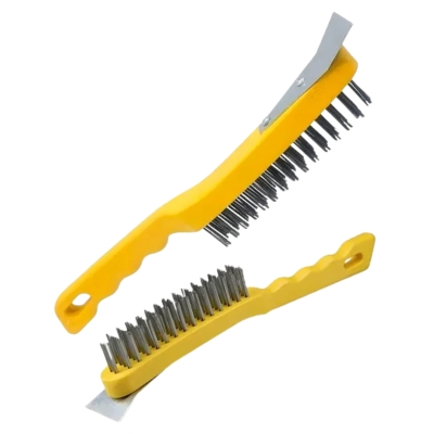 ESCOVA DE ACO CB PLASTICO E RASP. SQ