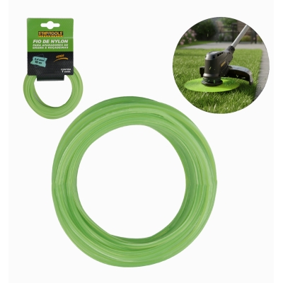 FIO DE NYLON 2,4MM C/ 10M P/ROCADEIRA