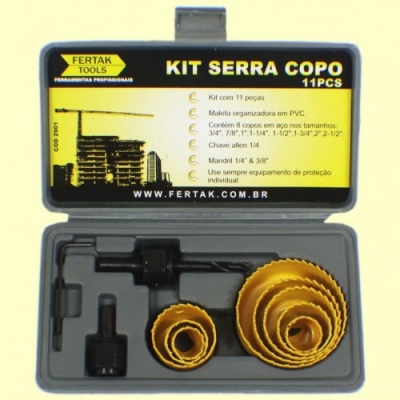 SERRA COPO C/ 11PCS FERTAK