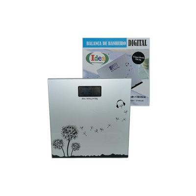 BALANCA DE BANHEIRO 180KG QUADRADA