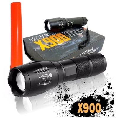 LANTERNA TATICA T6-L2 X900 C/SINALIZADOR