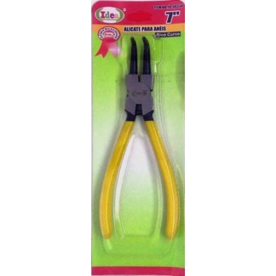ALICATE P/ANEIS BICO CURVO 7