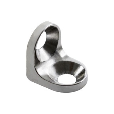 SUPORTE PRATELEIRA NIQUEL. 2 FUROS 13X13