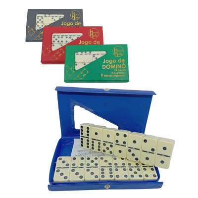 DOMINO 09MM 28 PÇS ESTOJO