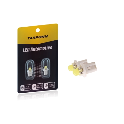 LAMPADA LED PINGUINHO-BASE T5-COB VERMELHA PAR