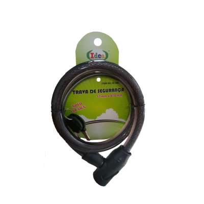 CADEADO 21MM X 1,20M P/MOTO-BIKE-ESTEPE-PORTÃO