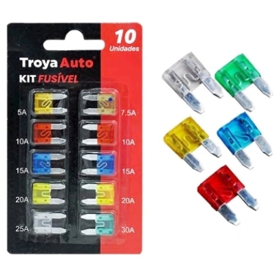 FUSIVEIS 10PCS LAMINA PEQ.
