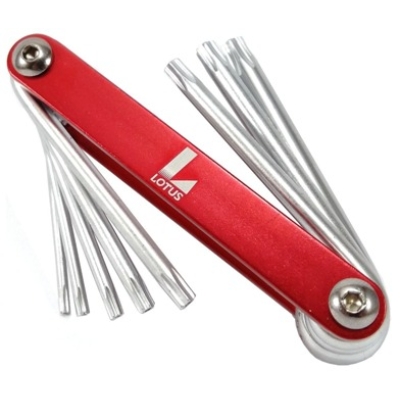 CHAVE TORX 08 PCS TP CANIVETE T9 A T40 CRV LOTUS