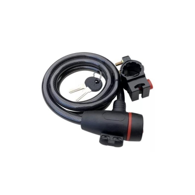 CADEADO MOTO C/CHAVE+SUPORTE GUID 100CMX10MM