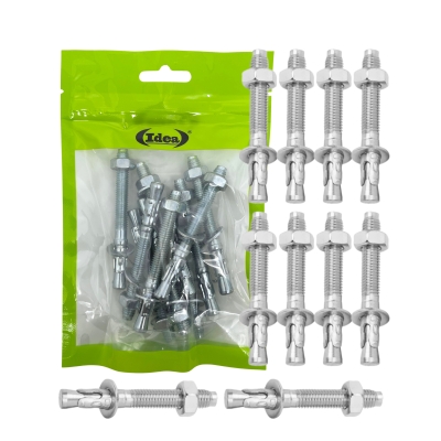 KIT PARABOLT 08 X 80MM C/10 UN