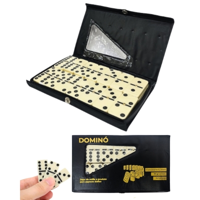 DOMINÓ JOGO 28PCS 7,5MM 11G SQ