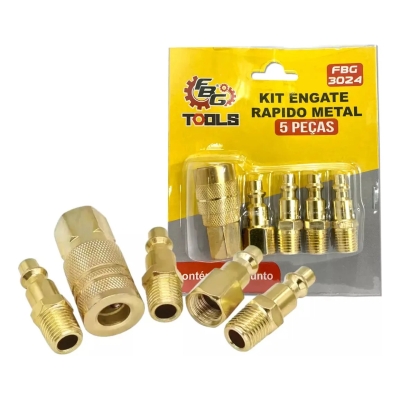 ENGATE RAPIDO P/AR CONECTORES 1/4 NPT 5P