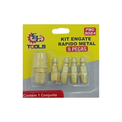 ENGATE RAPIDO P/AR CONECTORES 1/4 NPT 5P