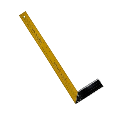 ESQUADRO DE ACO 50CM CB DE ALUM.