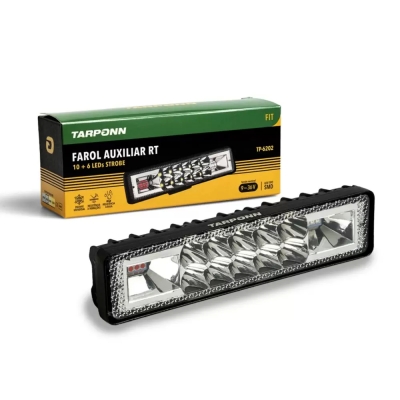 FAROL AUX. RT 10+6LEDS SLIM FIT 12-24V 6000K