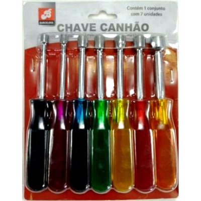CHAVE CANHAO JG 07PCS 5,6,7,8,9,10,11MM