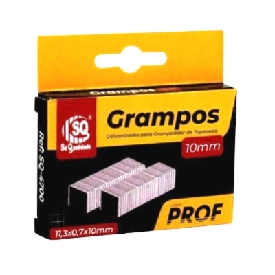 GRAMPO TAPECEIRO 10MM - EMB C/1000